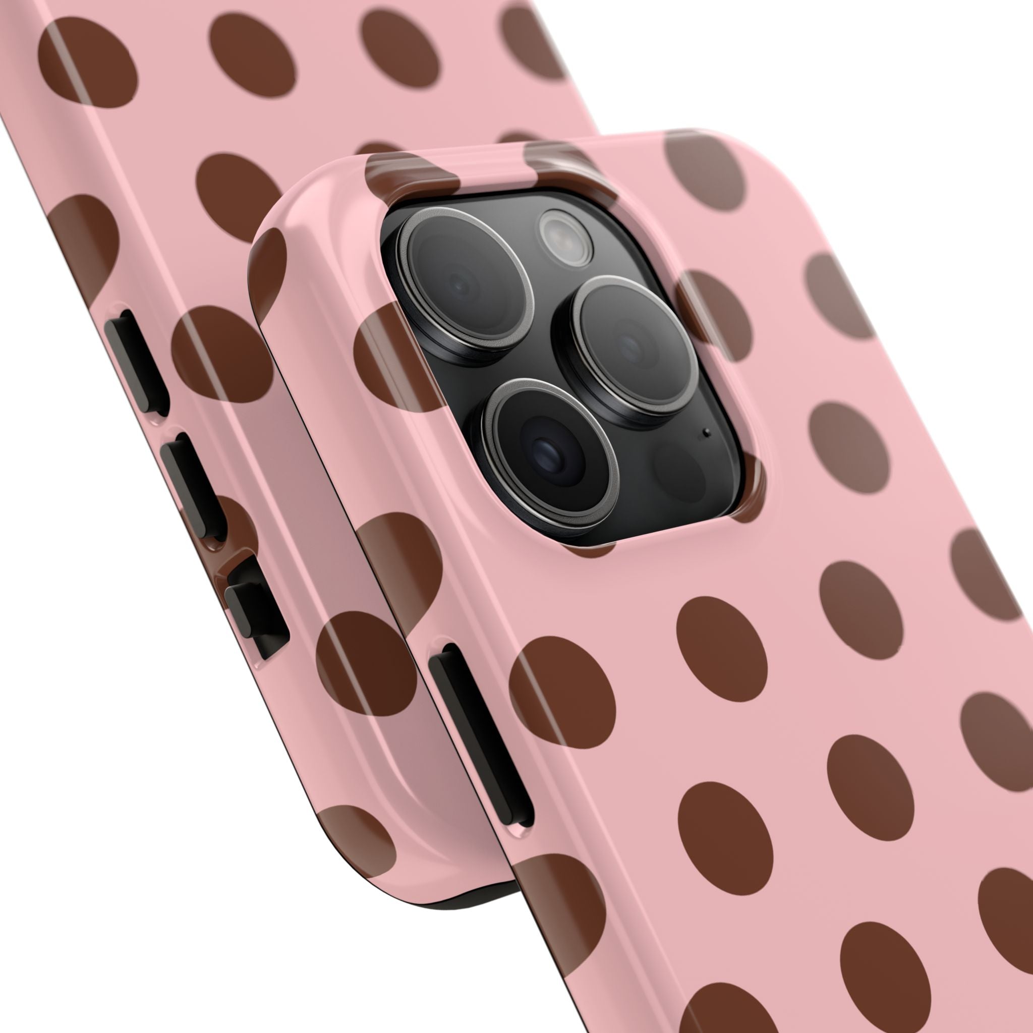Big Polka Dot | Pink and Brown