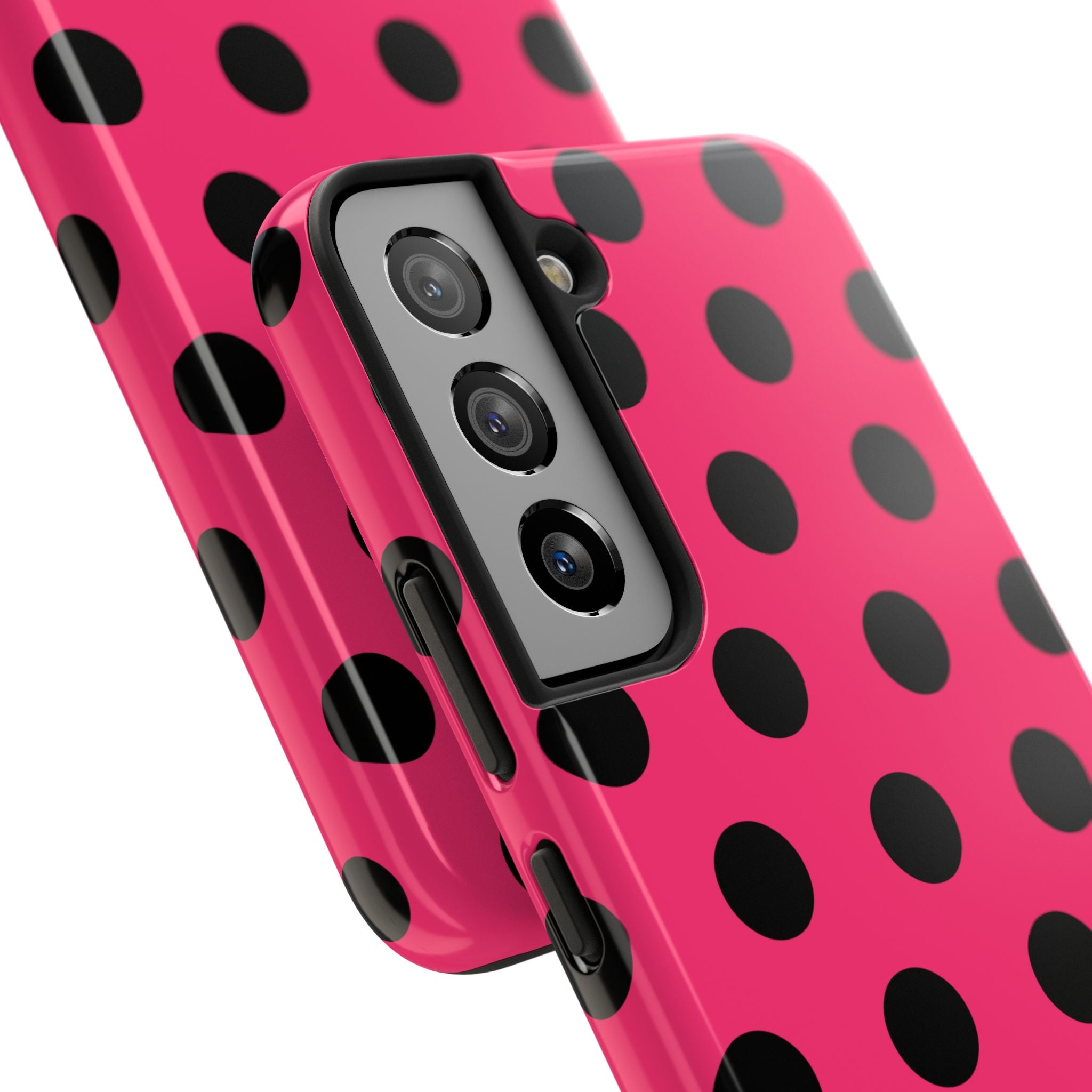 Big Polka Dot | Hot Pink and Black