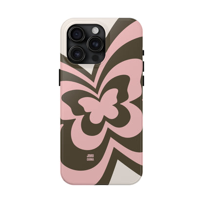 Pink Retro Butterfly