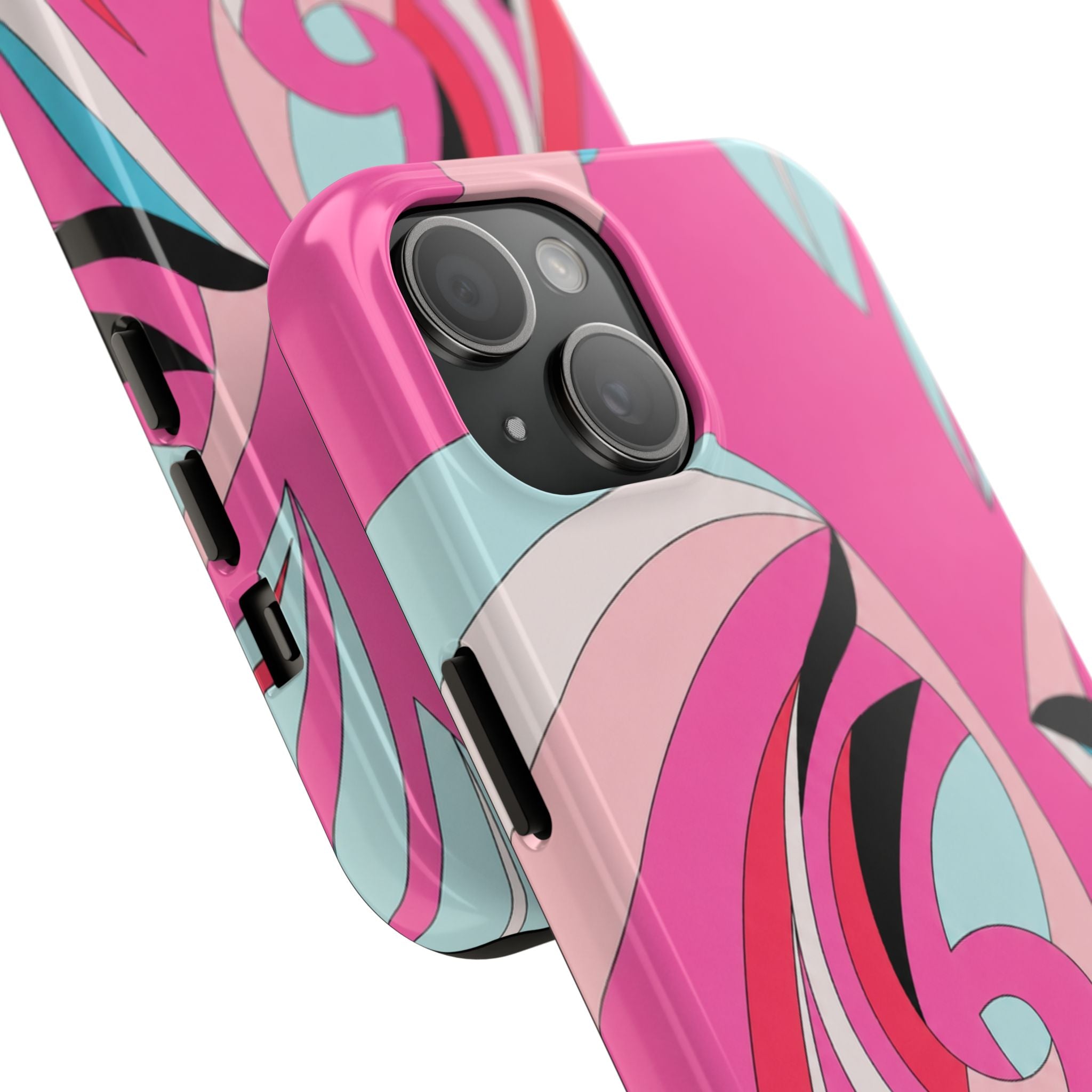 Pink Tropic Swirl iPhone Case