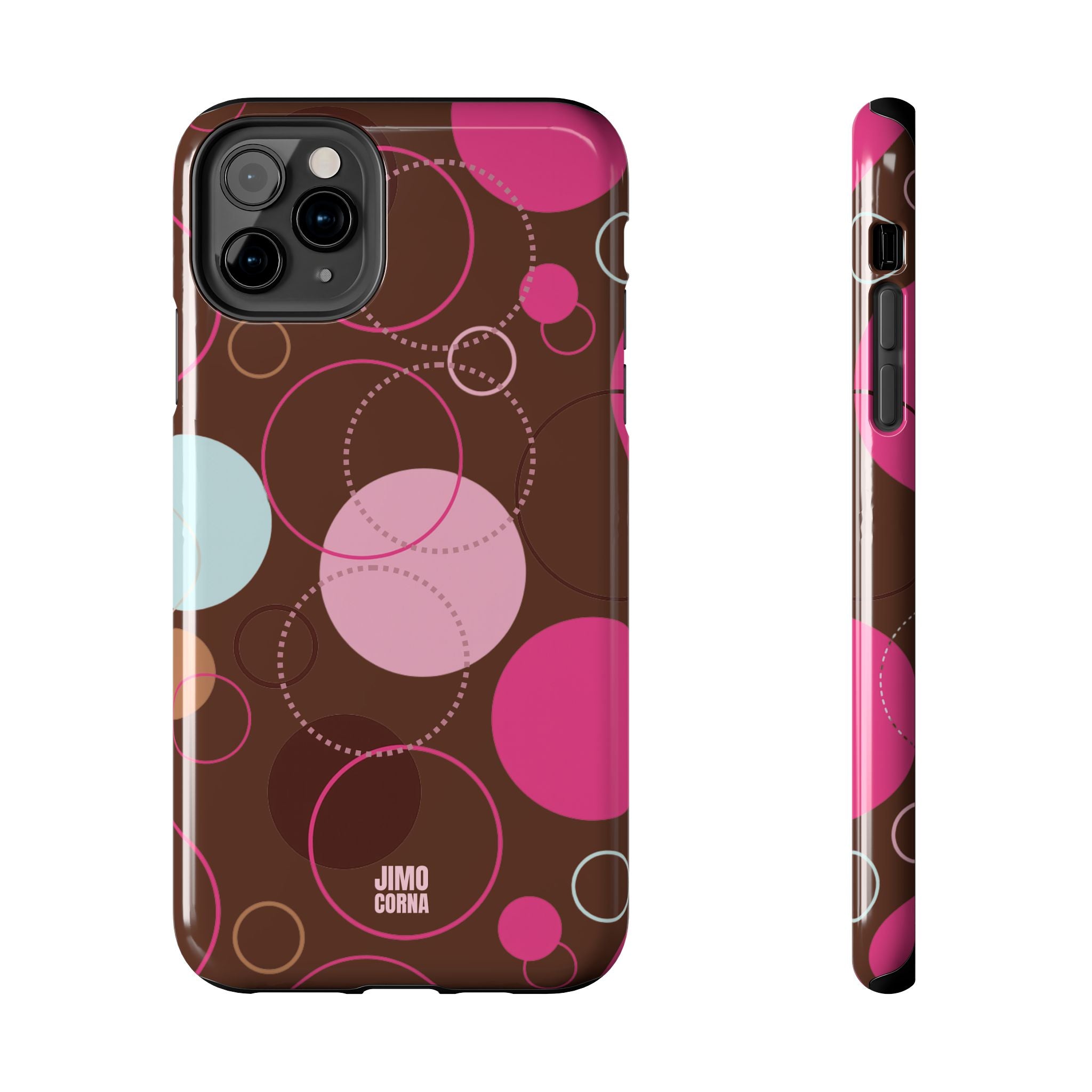 Spiral Pop iPhone Case | Brown