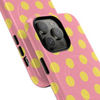 Big Polka Dot | Pink and Yellow