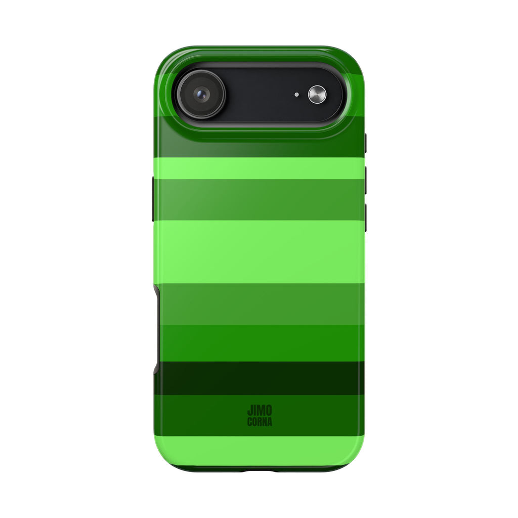 Matcha Stripe iPhone Case