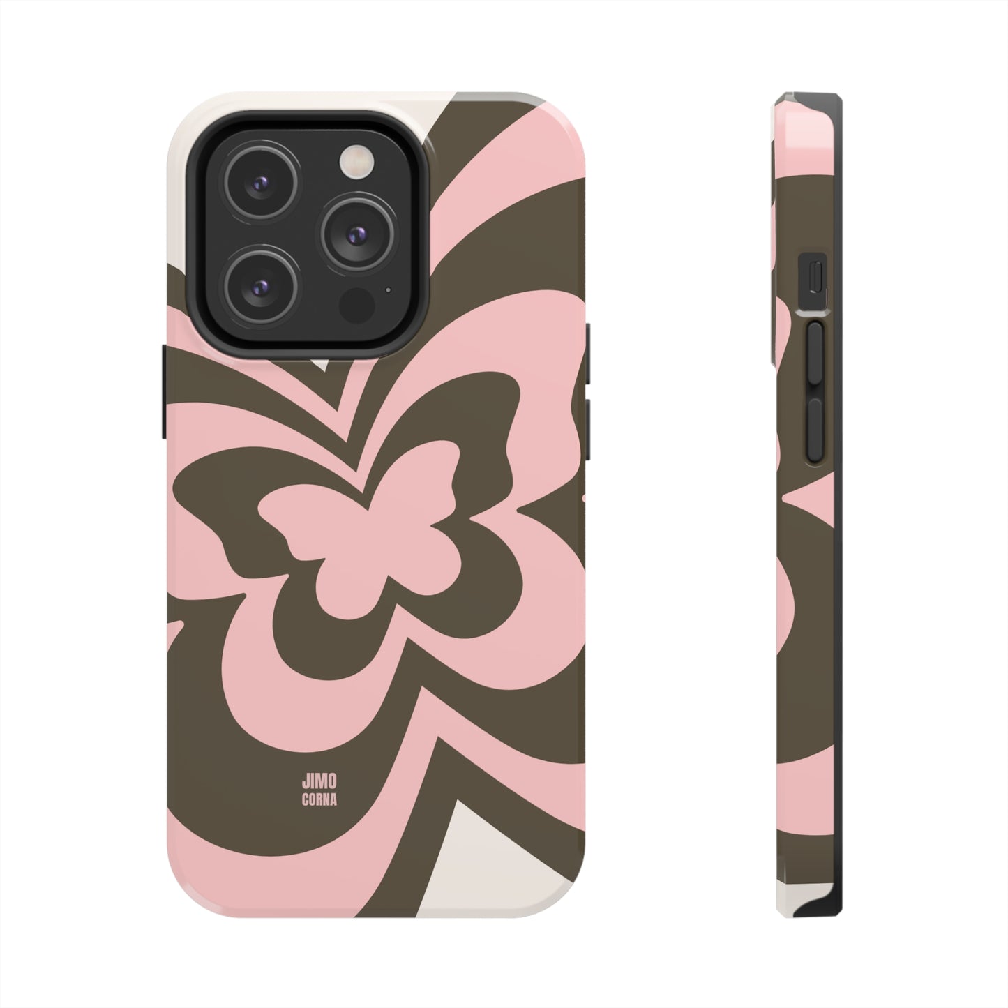 Pink Retro Butterfly