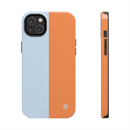 Orange and Blue Color Block