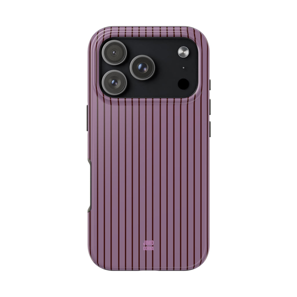 Plum Berry Soft Stripes