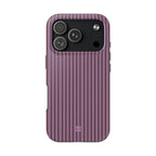 Plum Berry Soft Stripes