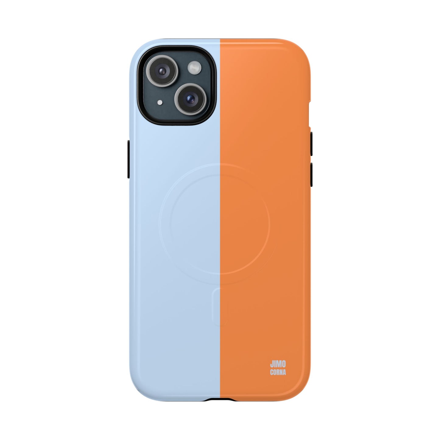 Orange and Blue Color Block