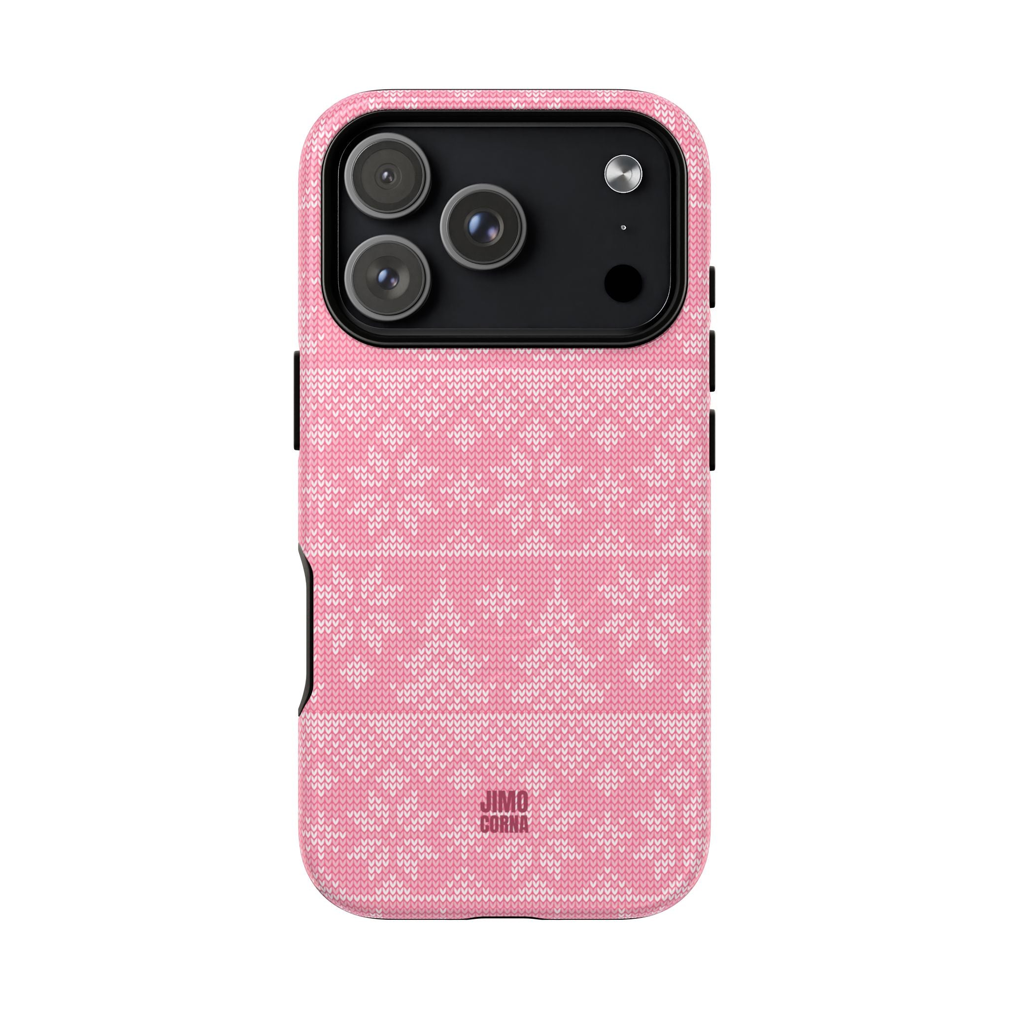 Holiday Knit | Pink MagSafe iPhone Case