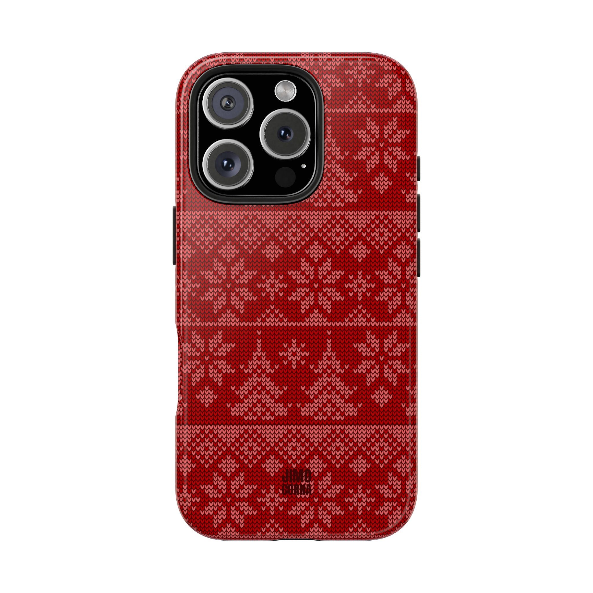Holiday Knit | Red iPhone Case