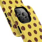 Big Polka Dot | Yellow and Brown