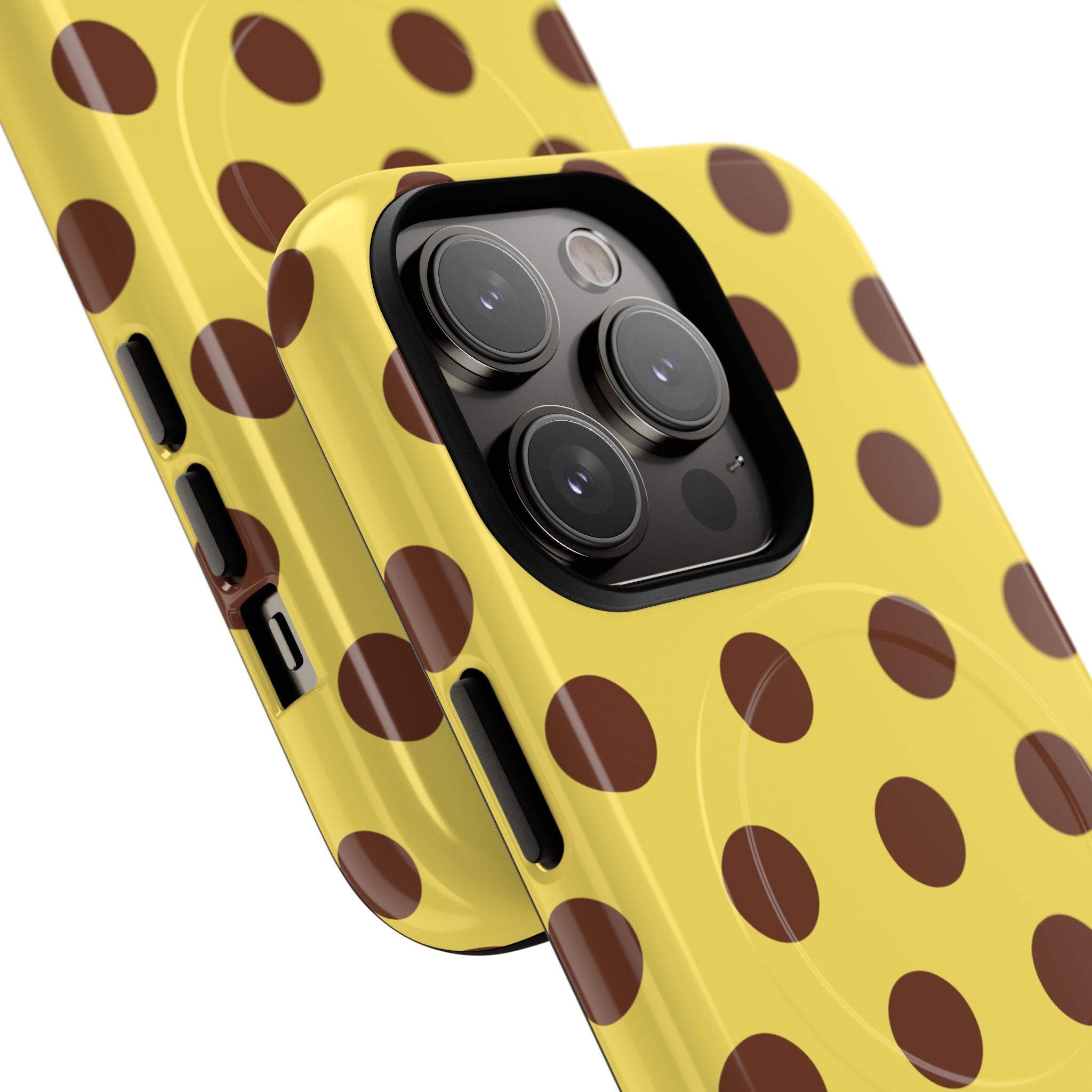 Big Polka Dot | Yellow and Brown