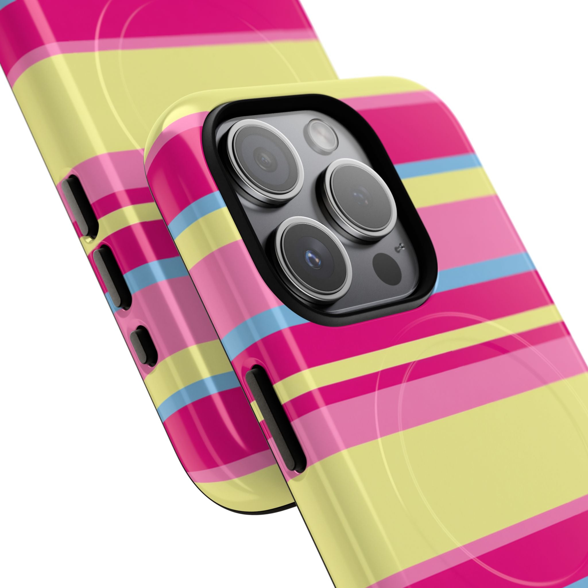 Lemonberry Stripe MagSafe iPhone Case