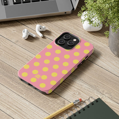 Big Polka Dot | Pink and Yellow