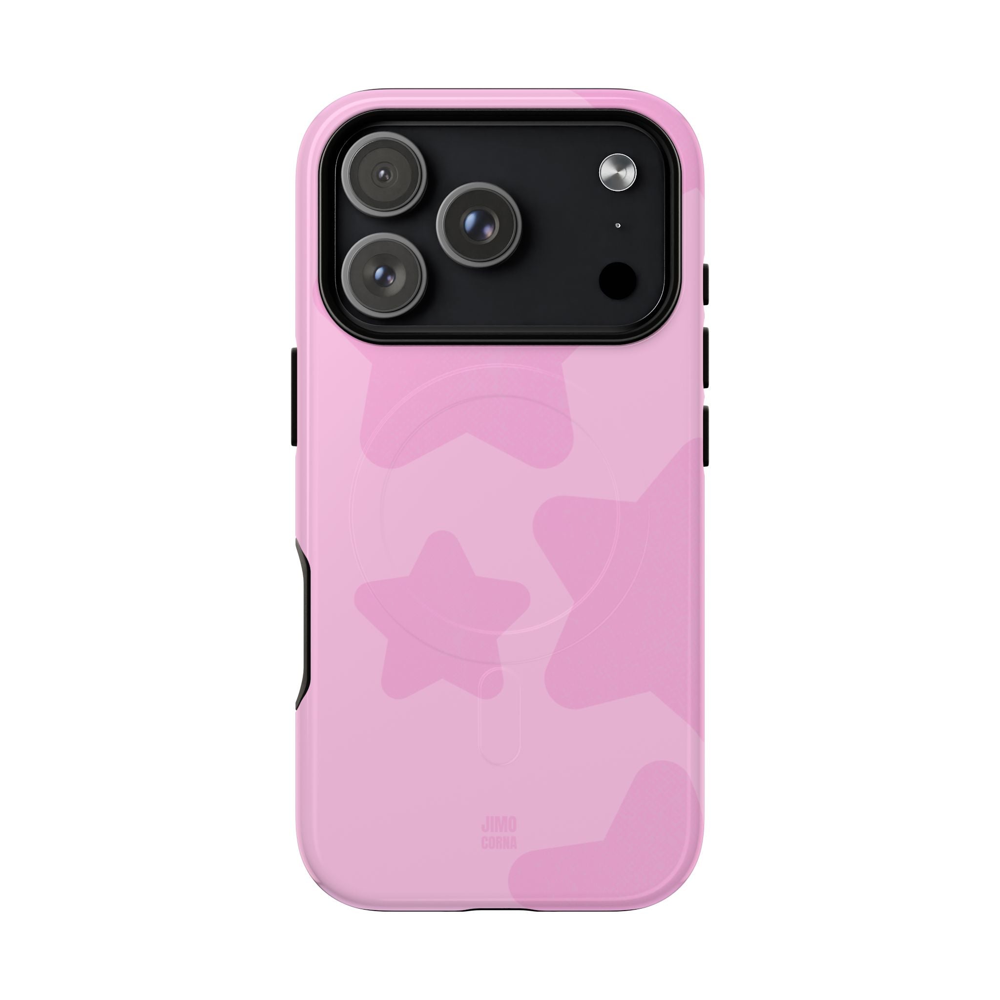 Baby Pink Bold Stars
