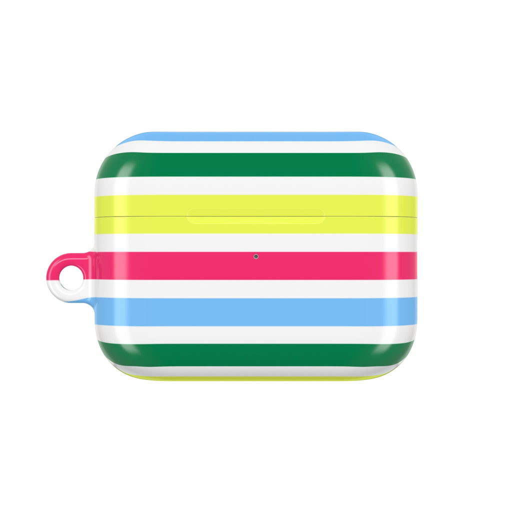 Rainbow Sorbet Stripe AirPods Case