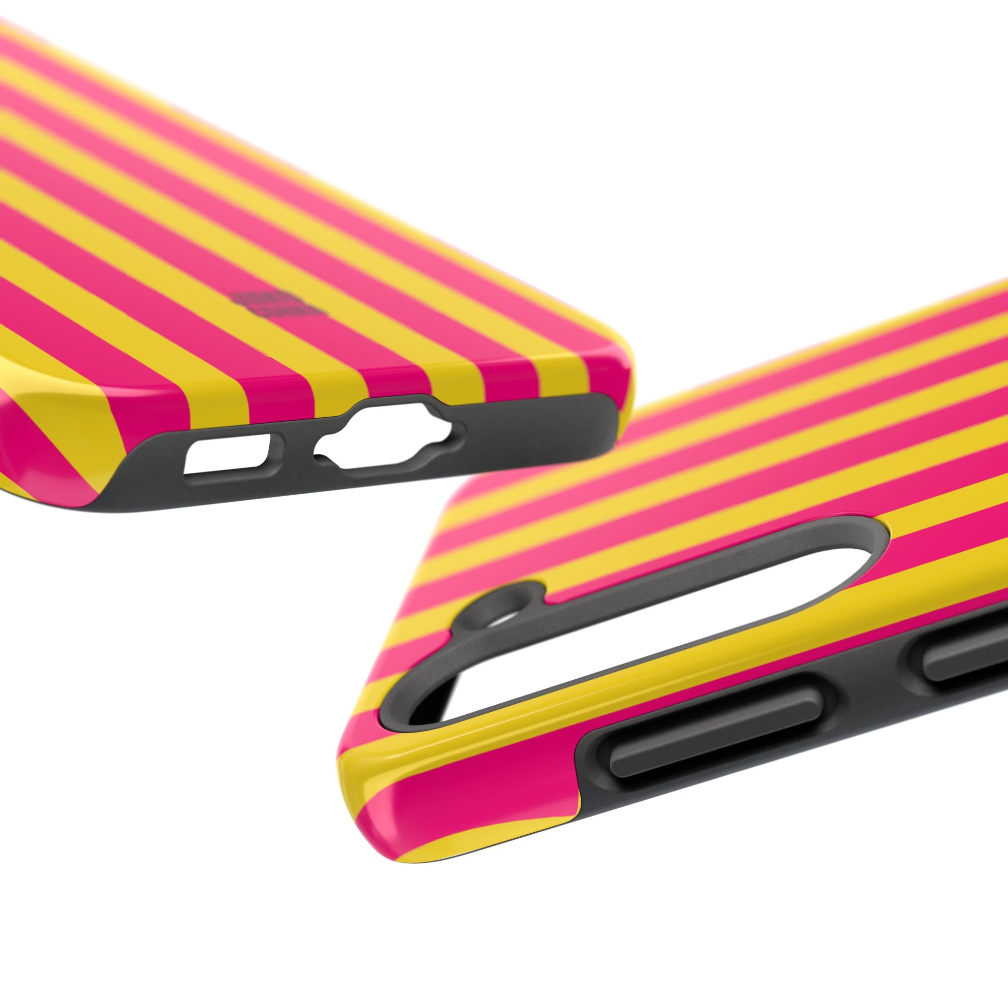 Bold Stripes Samsung Galaxy Case | Pink and Yellow