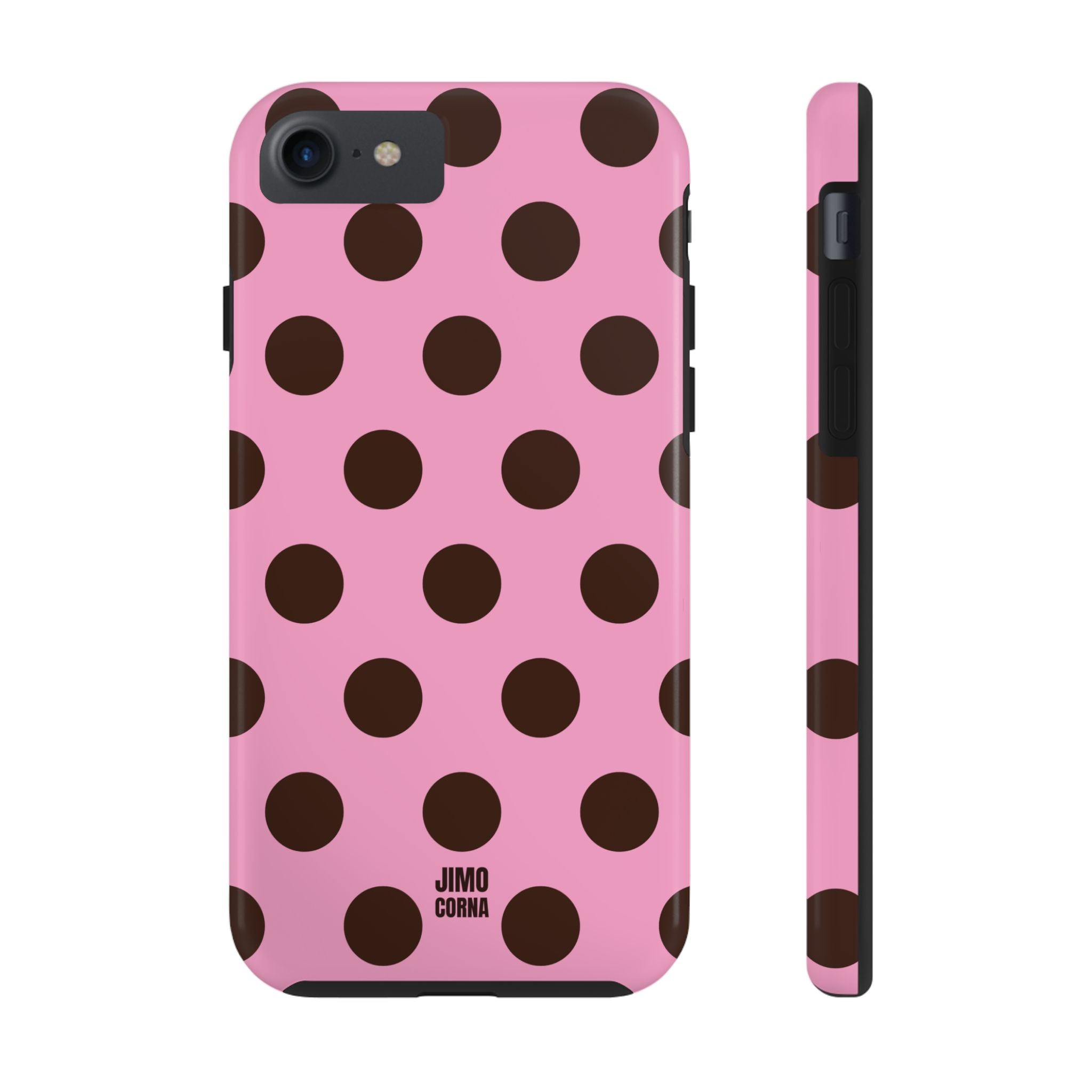 Big Polka Dot | Pink and Black