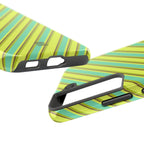 Angelina Stripes | Green - iPhone Case