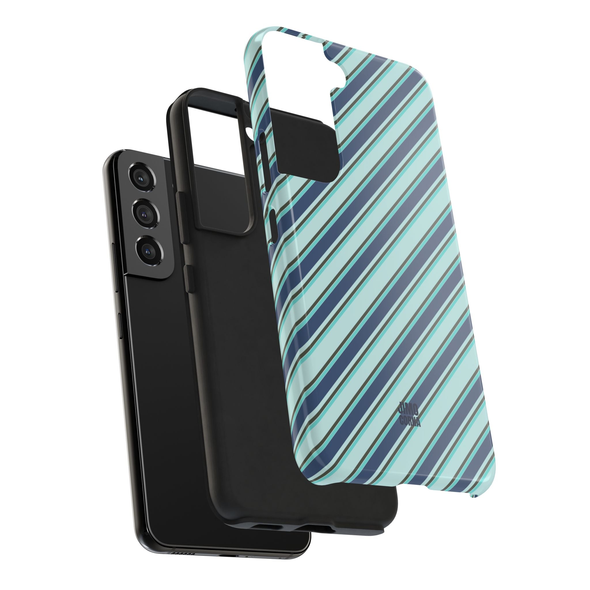 Angelina Stripes | Blue - Samsung Galaxy Case