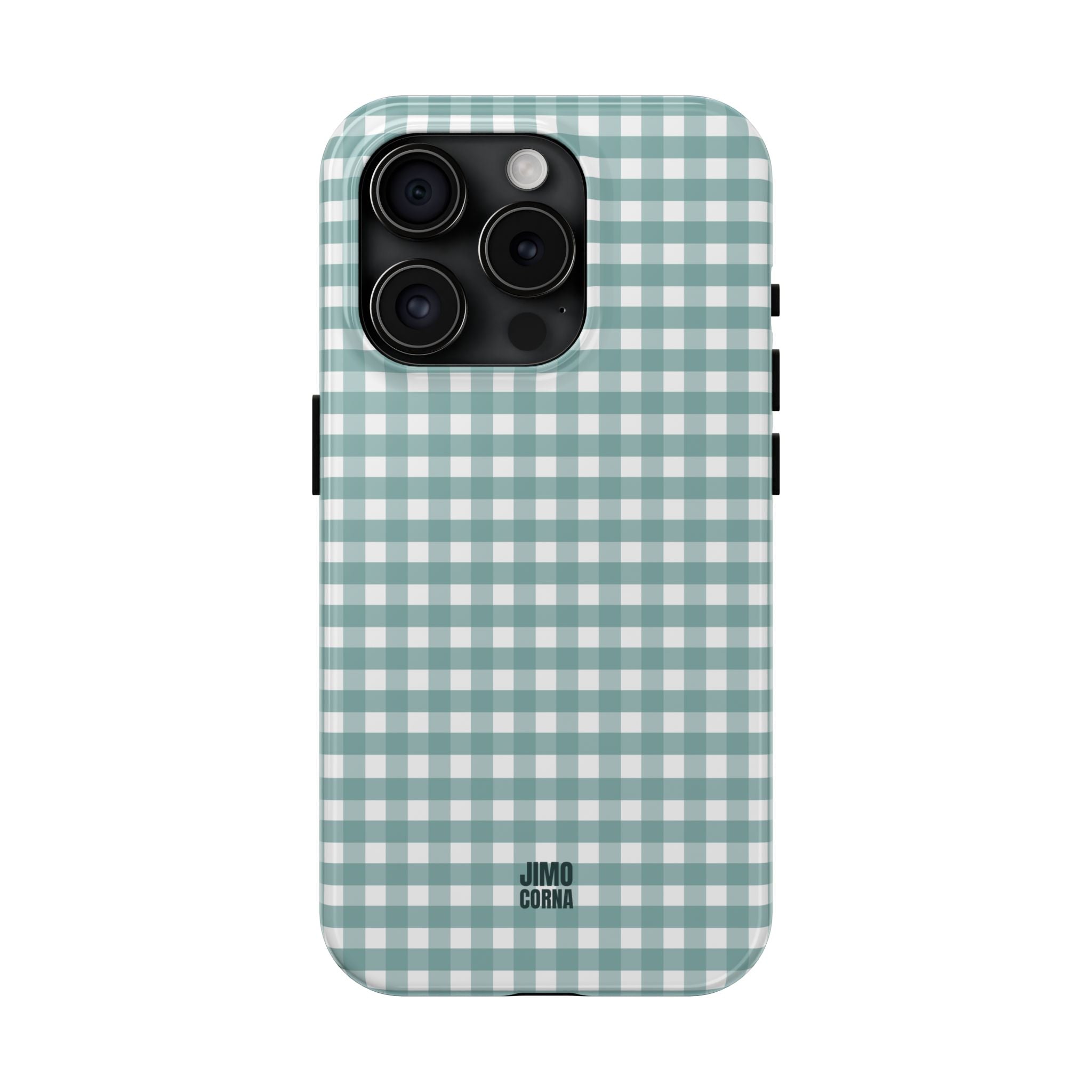 Farm Gingham iPhone Case | Blue