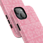Holiday Knit | Pink MagSafe iPhone Case