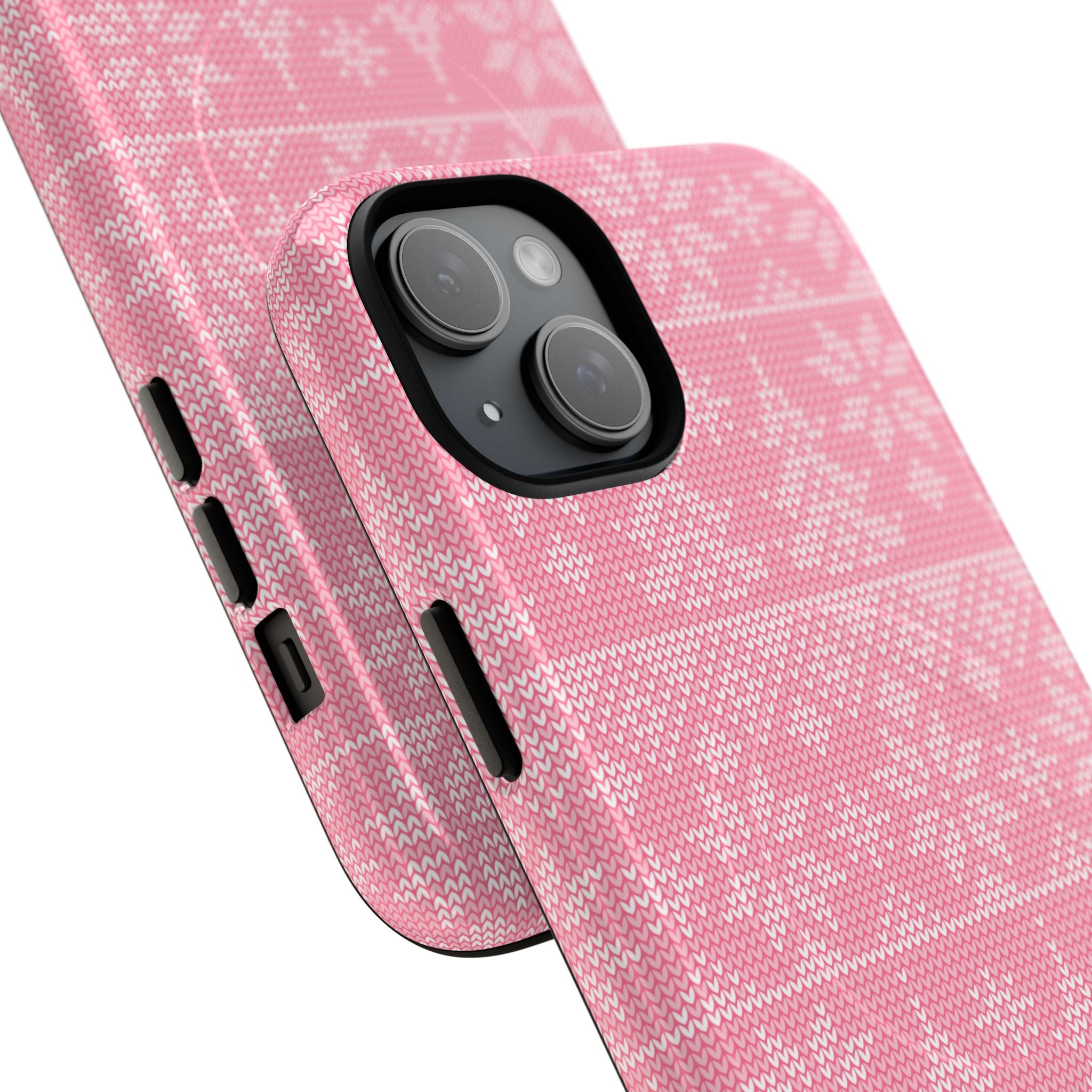 Holiday Knit | Pink MagSafe iPhone Case