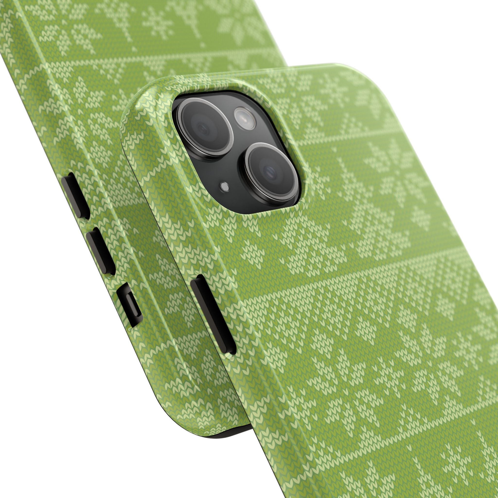 Holiday Knit | Green iPhone Case