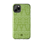 Holiday Knit | Green iPhone Case