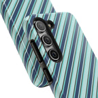 Angelina Stripes | Blue - iPhone Case