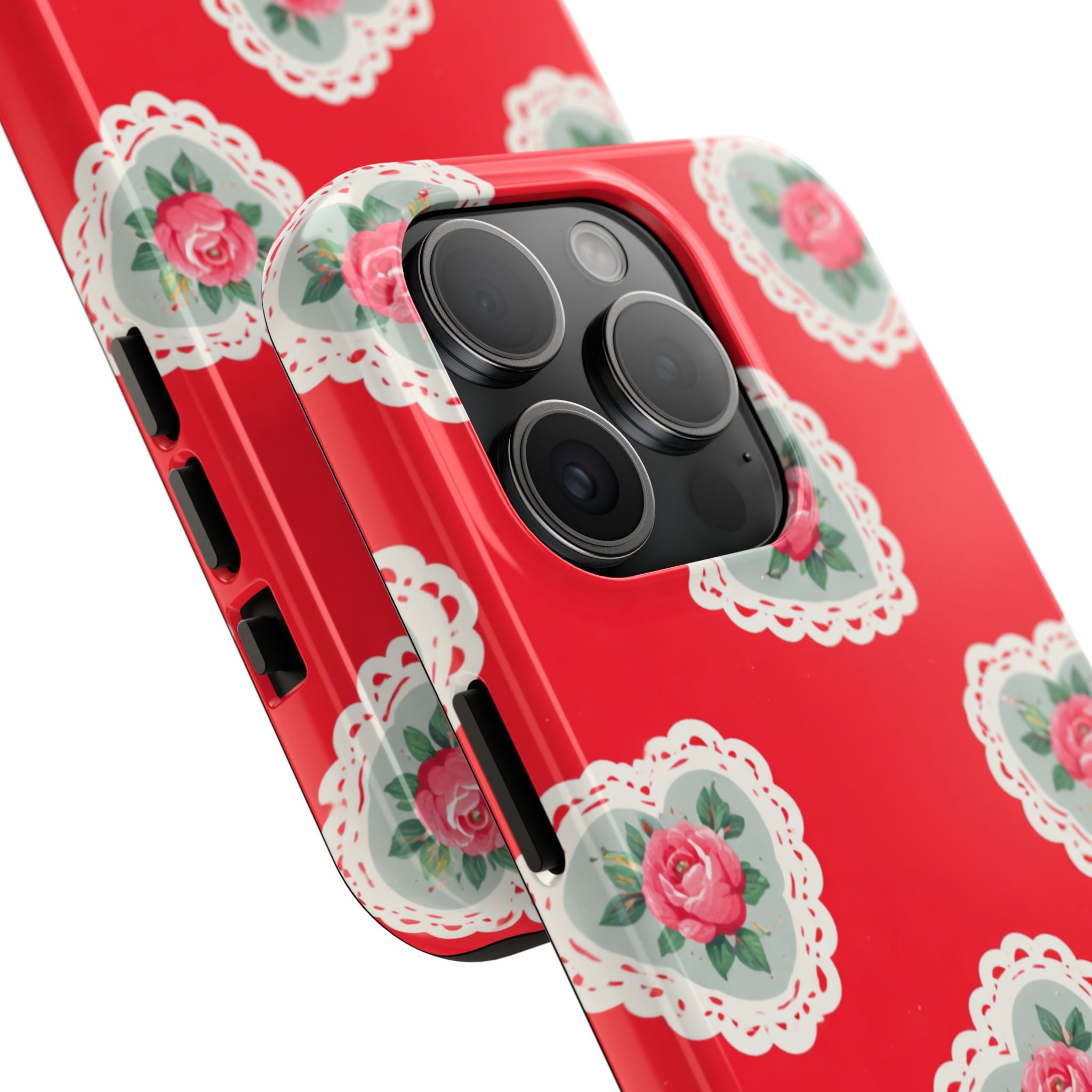 Rosy Lace iPhone Case