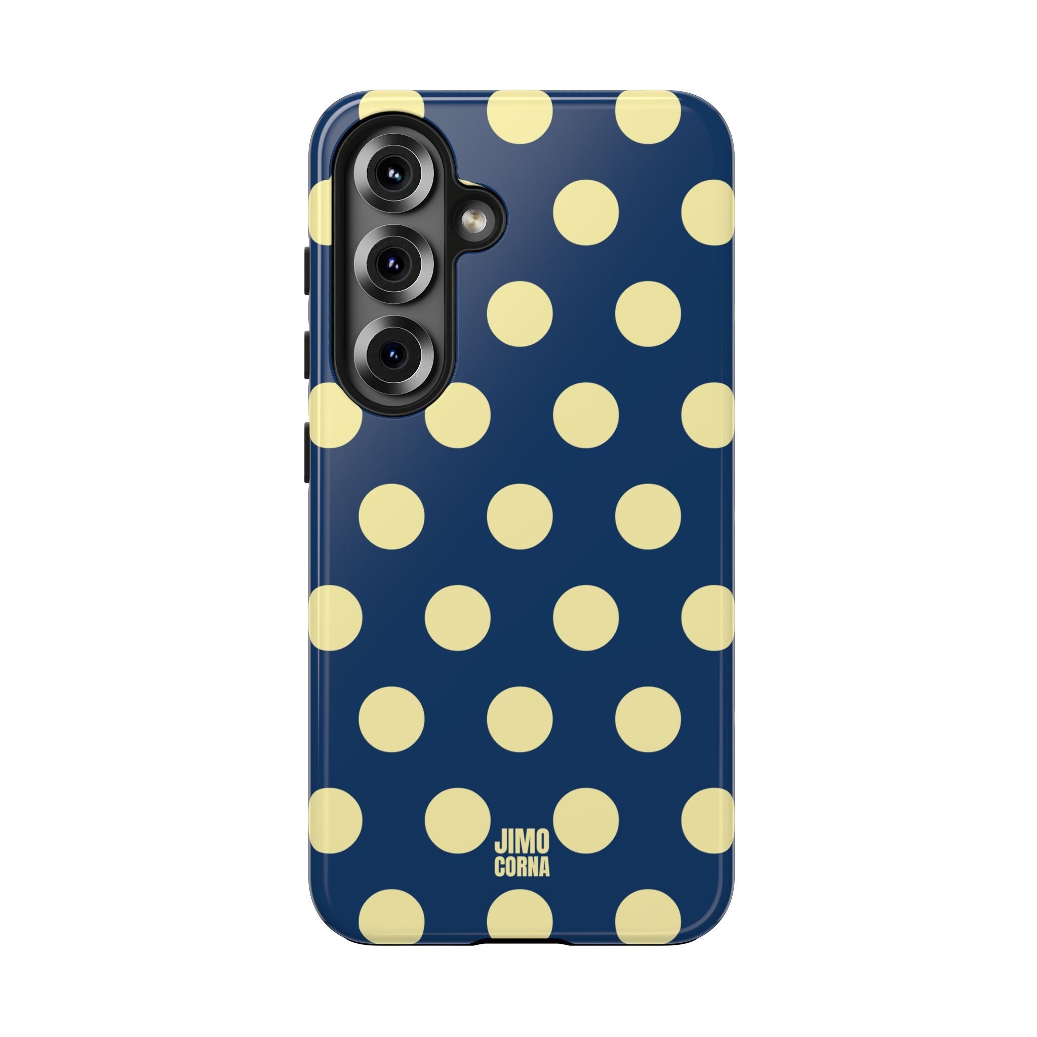 Big Polka Dot | Blue and Cream