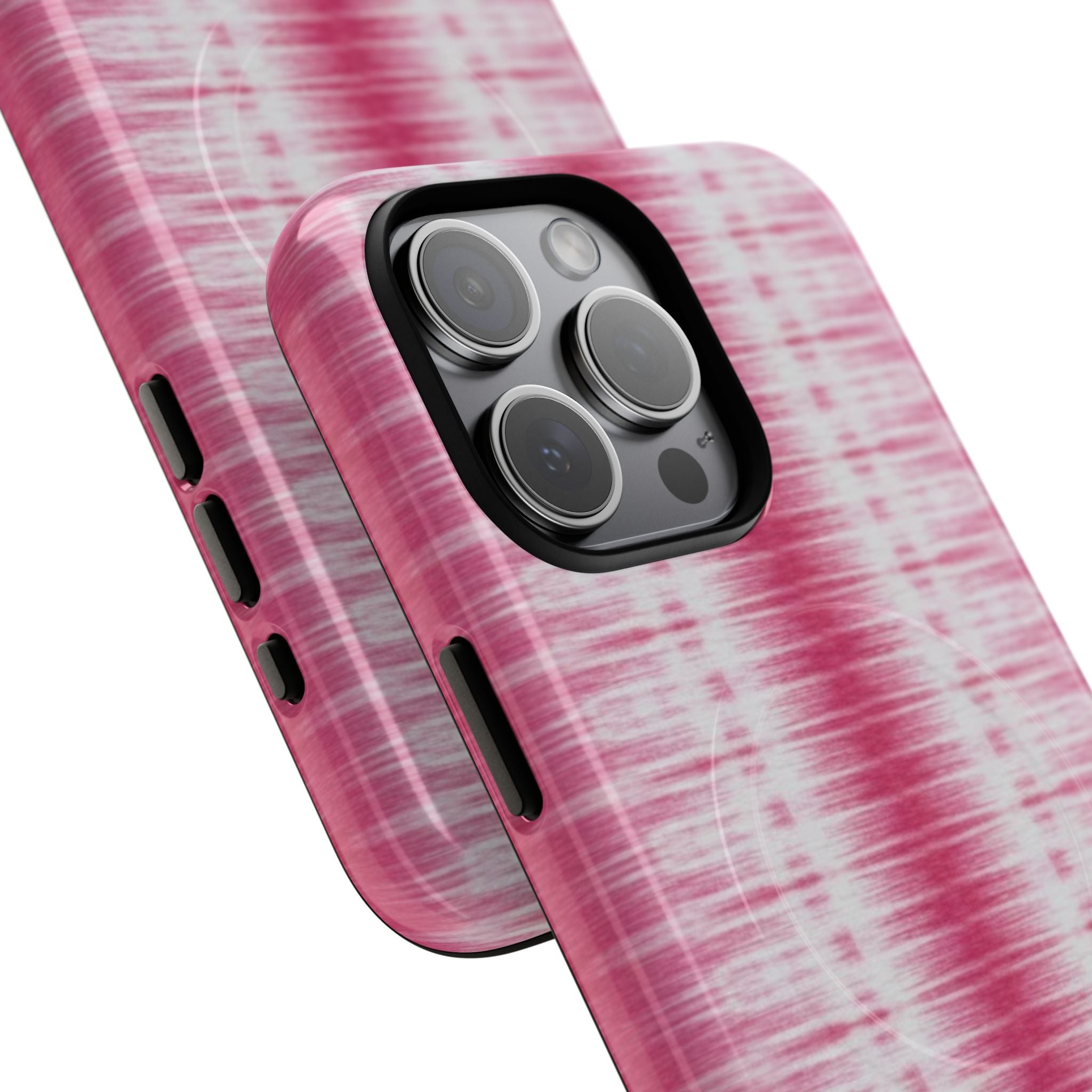 Pink Woven Texture MagSafe iPhone Case