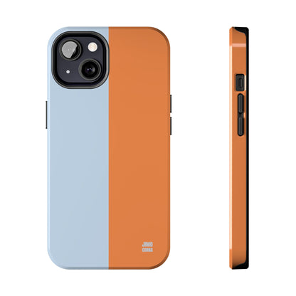 Orange and Blue Color Block