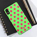 Big Polka Dot | Green and Pink