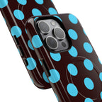Big Polka Dot | Brown and Blue