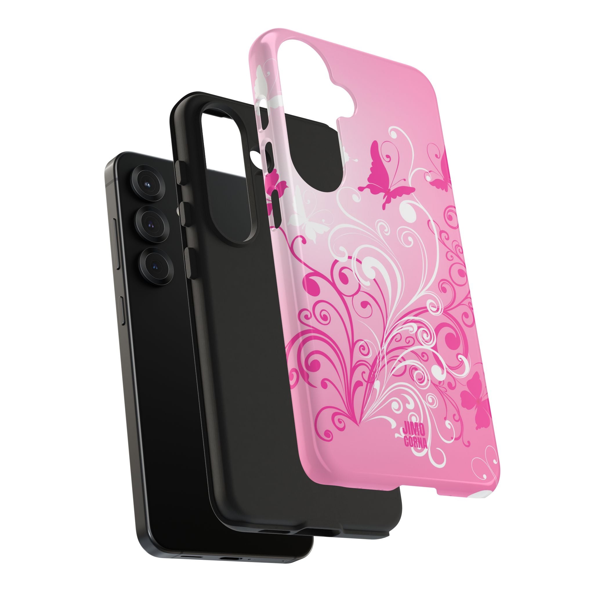 Pink Flutter Garden Samsung Galaxy Case