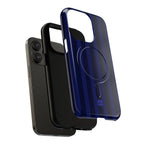 Bold Stripes MagSafe iPhone Case | Navy Blue