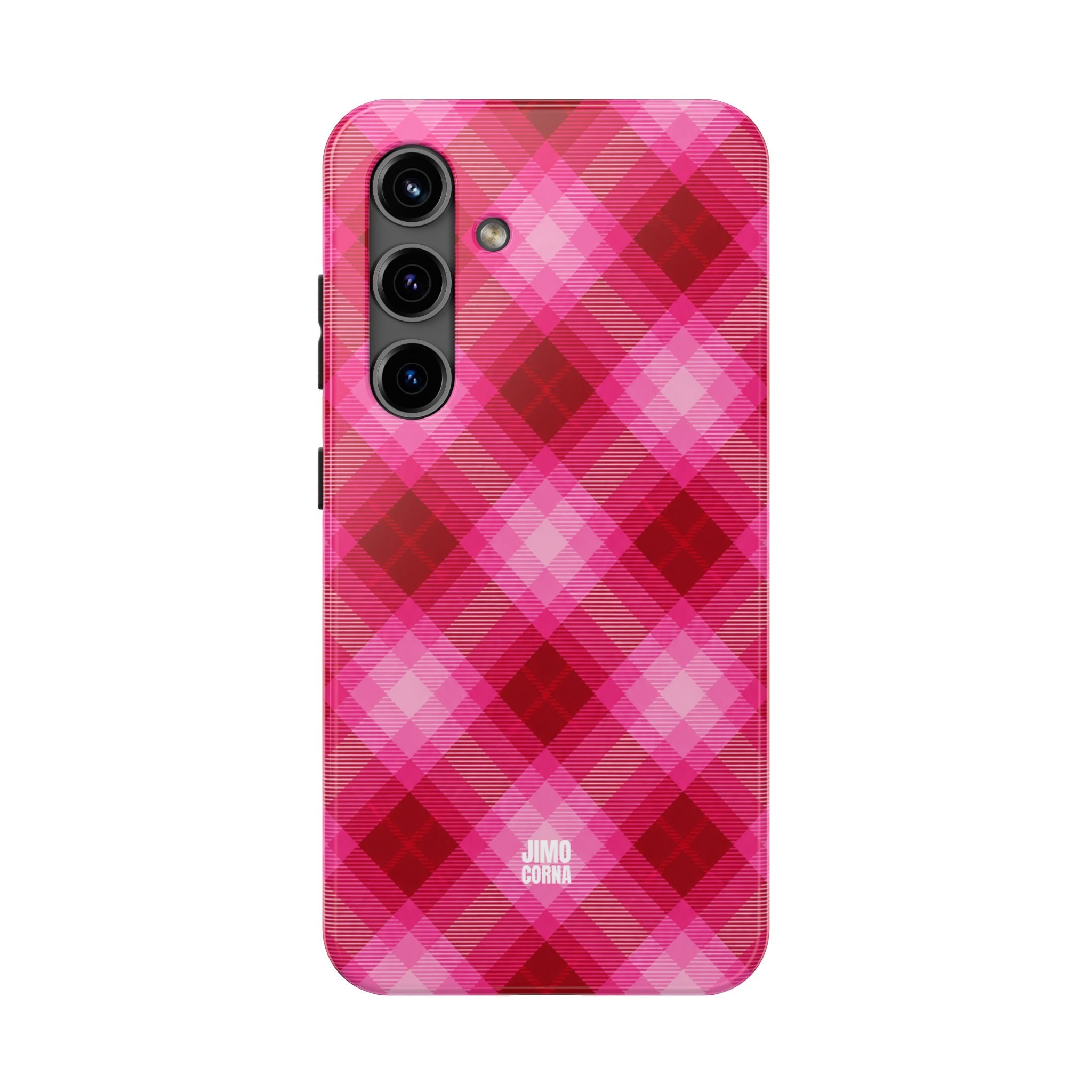 Pink Picnic Plaid Samsung Galaxy Case