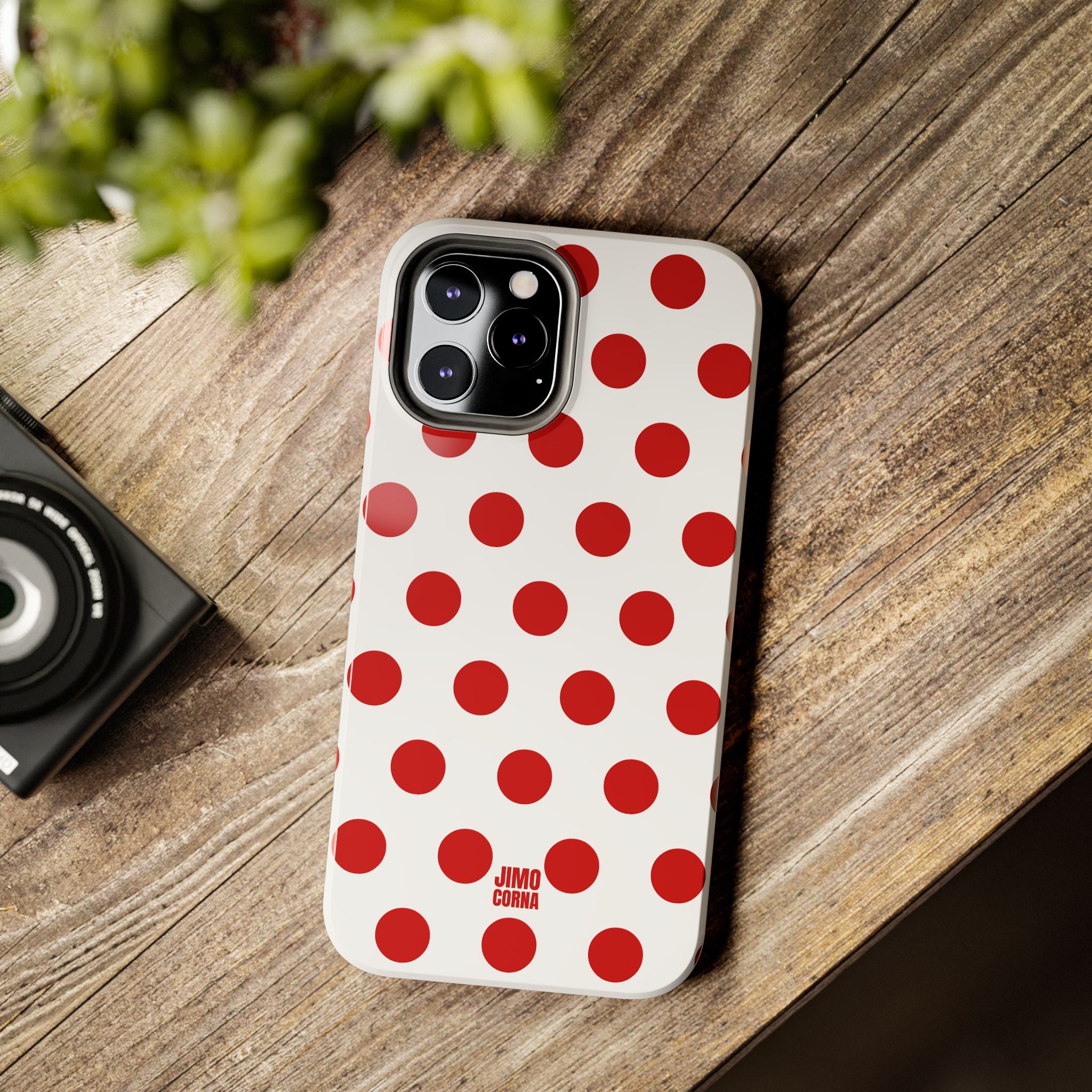 Big Polka Dot | White and Red
