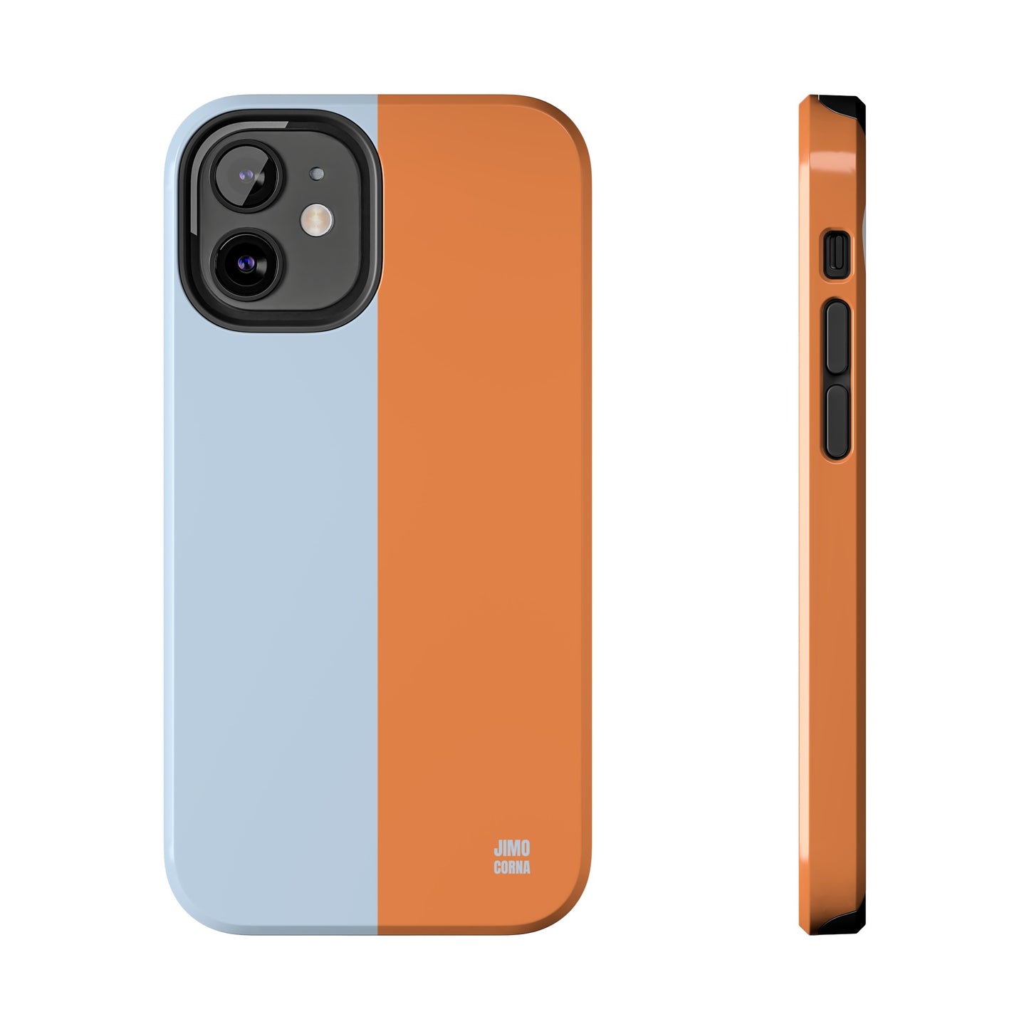 Orange and Blue Color Block