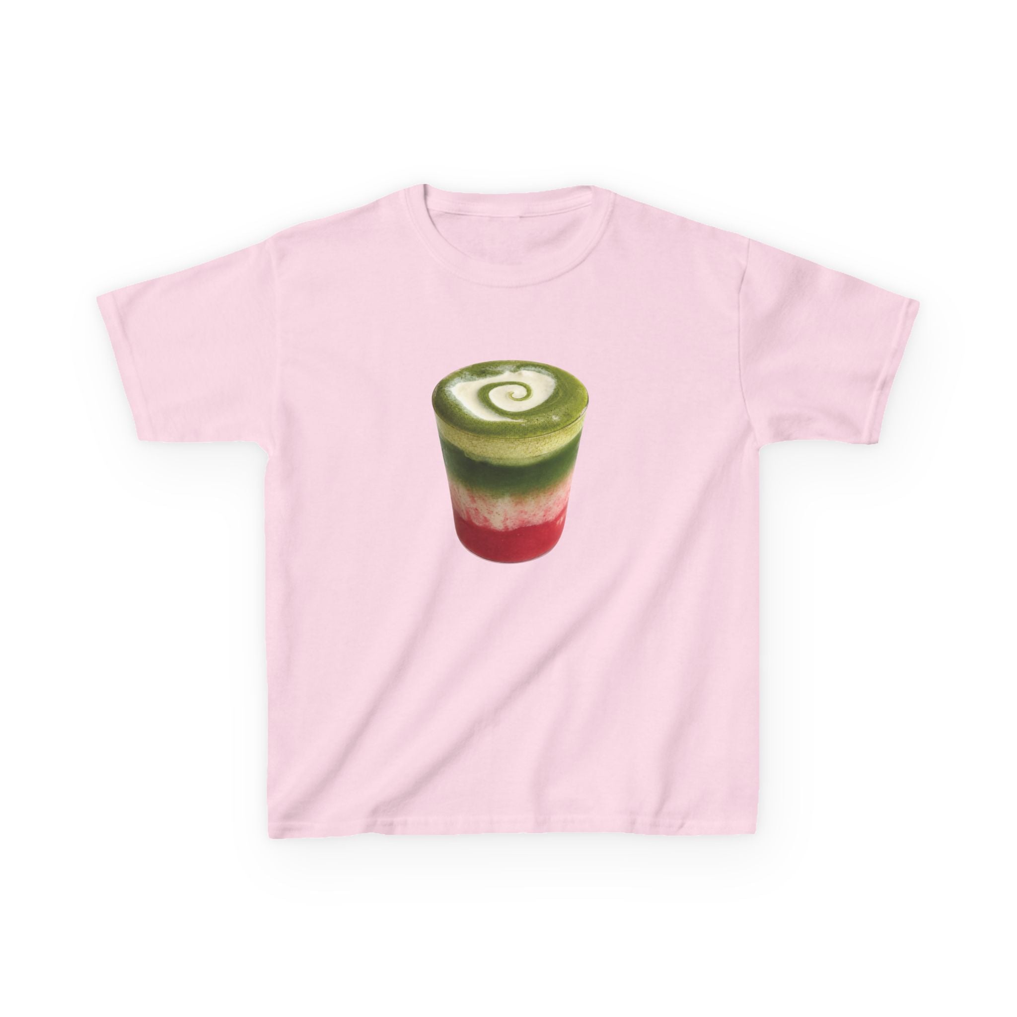 Pink Matcha Baby Tee