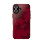 Cherry Red Bold Stars