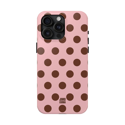 Big Polka Dot | Pink and Brown