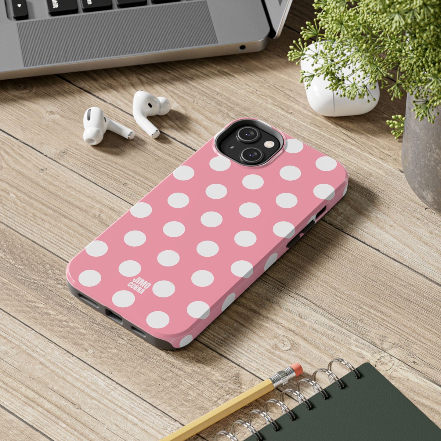 Big Polka Dot | Pink and White