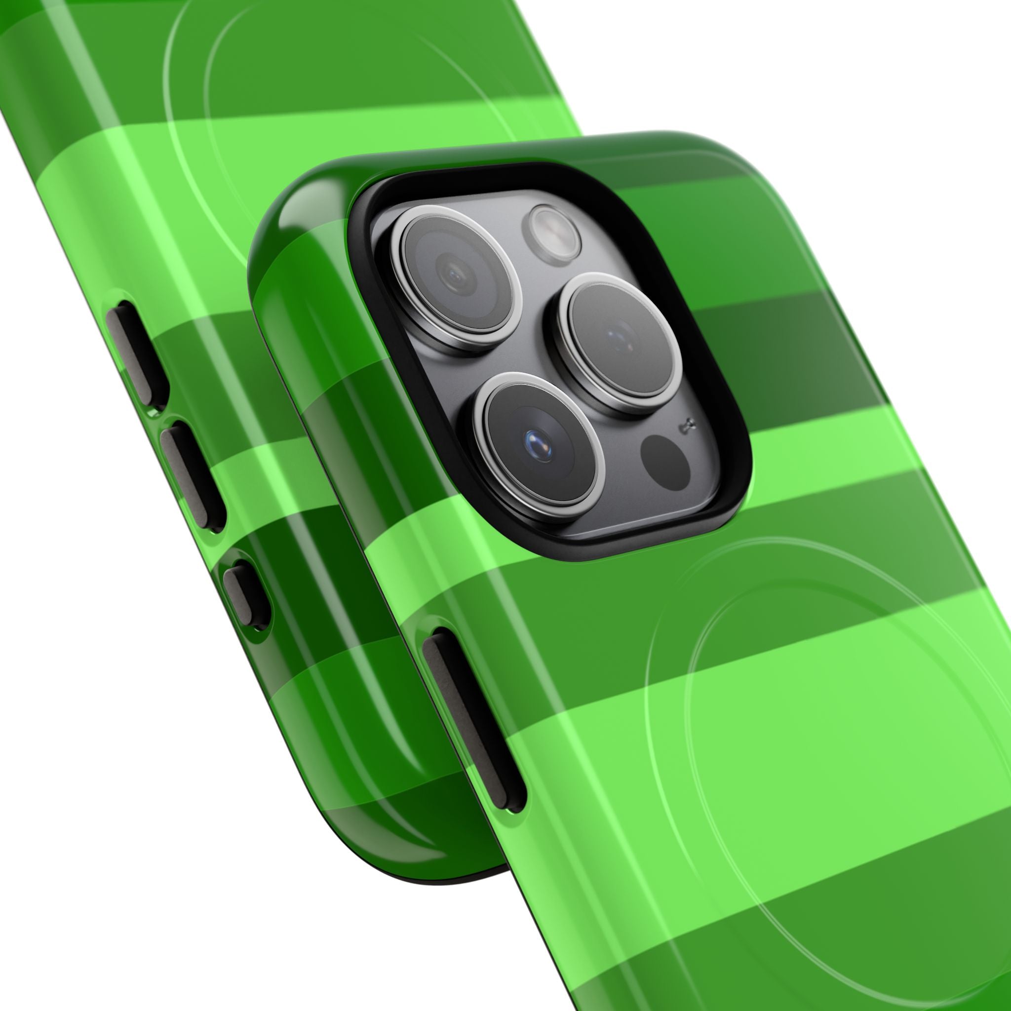 Matcha Stripe MagSafe iPhone Case