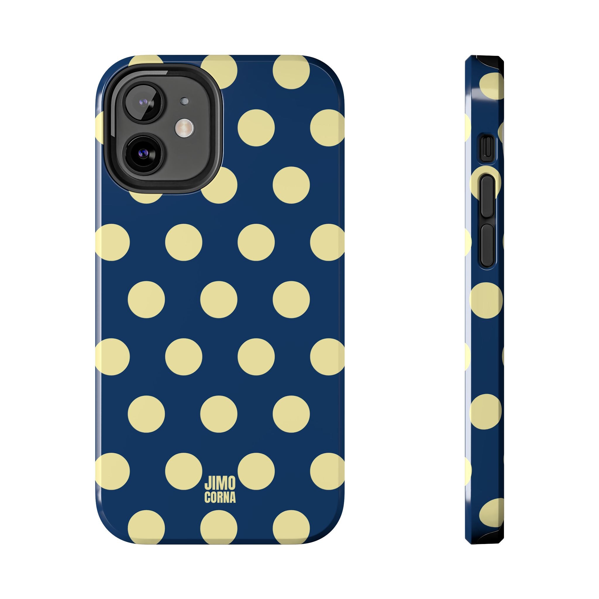 Big Polka Dot | Blue and Cream