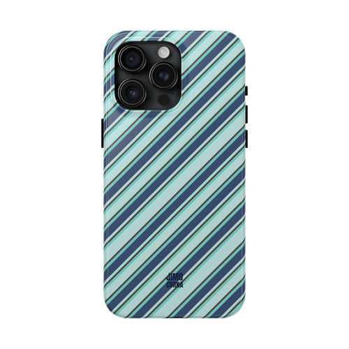 Angelina Stripes | Blue - iPhone Case