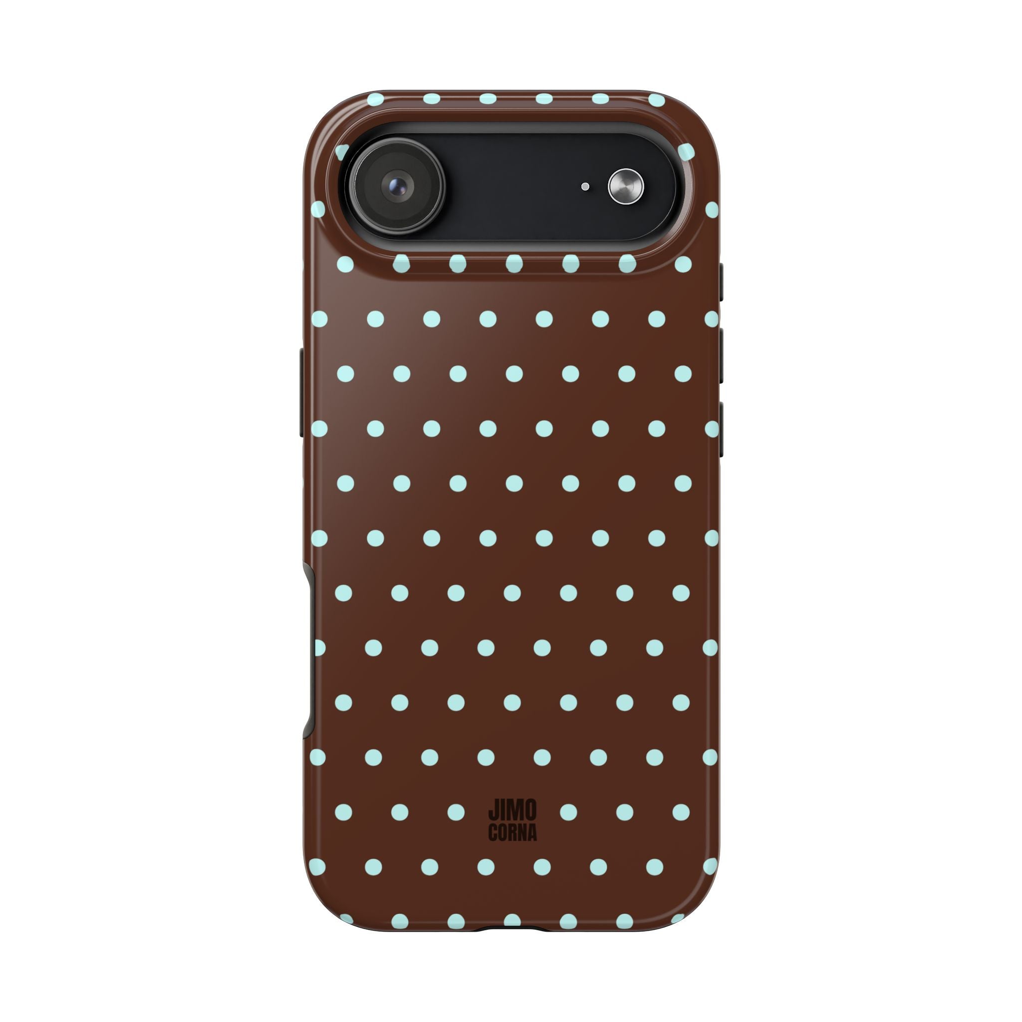 Polka Dot | Brown and Blue