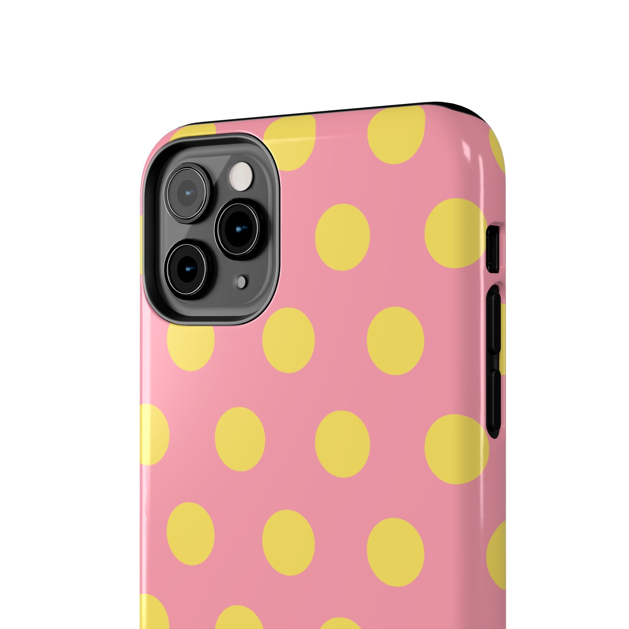 Big Polka Dot | Pink and Yellow